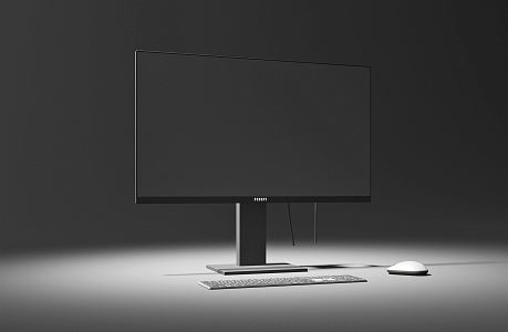 Modern computer monitor 3d model