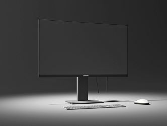 Modern computer monitor 3d model