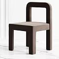 Modern Minimalist Leisure Chair With Square Design And Velvet Upholstery In Multiple Colors