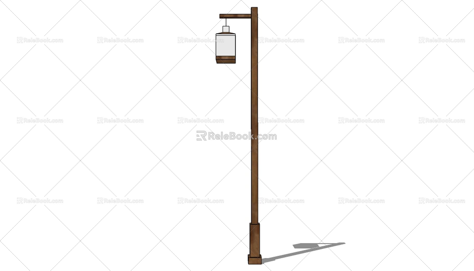 New Chinese Style Street Lamp Classical Antique Street Lamp Antique Garden Lamp Log model