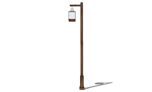 New Chinese Style Street Lamp Classical Antique Street Lamp Antique Garden Lamp Log 3d model