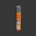 Stainless Steel Insulated Cup With Cartoon Girl Orange Design For Daily Use