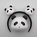 Cute Panda Headband Photo Check In Spot With Adorable Design For Selfies