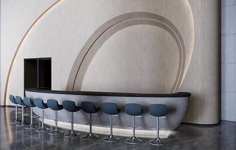 Lobby Bar 3d model