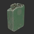 Military Green Rusty Fuel Can Weapon Accessory For Combat Equipment