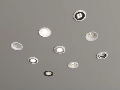 Modern spotlight downlight 3d model