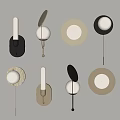 Modern Wall Lamps With Various Shapes And Sleek Metal Wood Design Elements