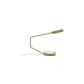 Elegant Golden Floor Lamp With Cross Shaped Structure And Multiple Discs