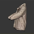 Light Pink Collared Fleece Coat With Long Sleeves For Winter Wear