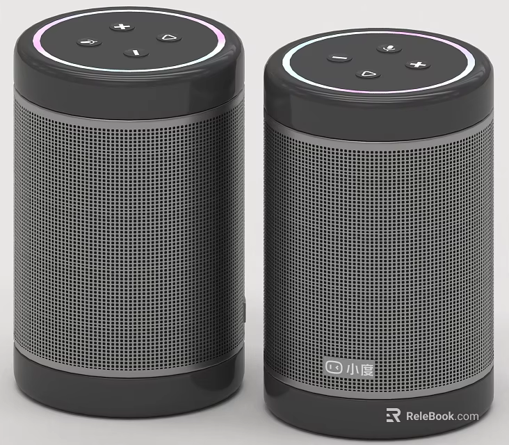 Smart Wireless Bluetooth Speakers With Modern Design And QASE Brand 3d model 