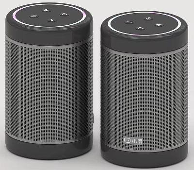 Smart Wireless Bluetooth Speakers With Modern Design And QASE Brand 3d model