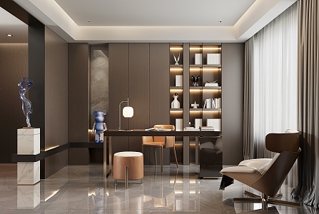 Light Luxury Study 3d model