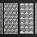 Modern Geometric Abstract Backgrounds Featuring Repeating Gray White Patterns And Shapes