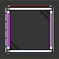 Colorful Square Equipment Frame With Metal Structure And Ventilation Holes