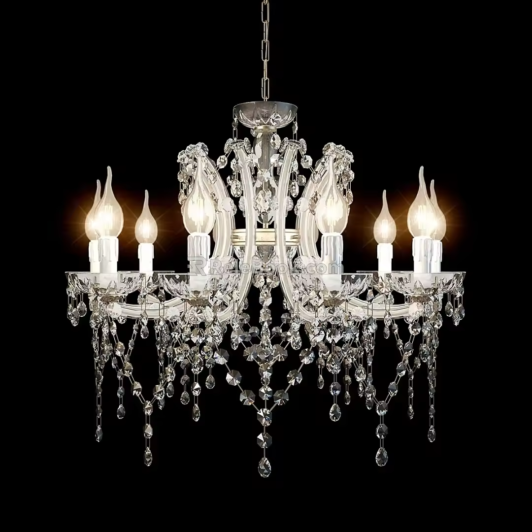 Vintage chandelier 3d model