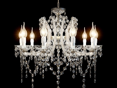 Vintage chandelier 3d model