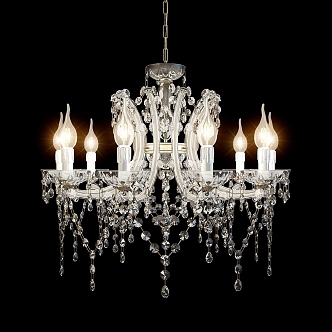 Vintage chandelier 3d model