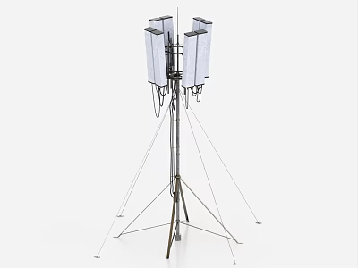 Industrial Equipment With Tall Metal Frame And Multiple Transparent Panels 3d model