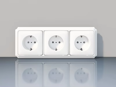 Modern White Swing Door Design With Clean Lines For Interior Home Decoration 3d model