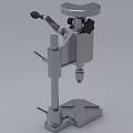 Manual Industrial Drilling Machine With Stable Metal Base And Professional Design