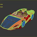 Pink Ferrari Convertible Sports Car With Sleek Body And Modern Design