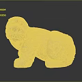 Traditional Stone Lion Sculpture With Intricate Carved Patterns And Textured Surface