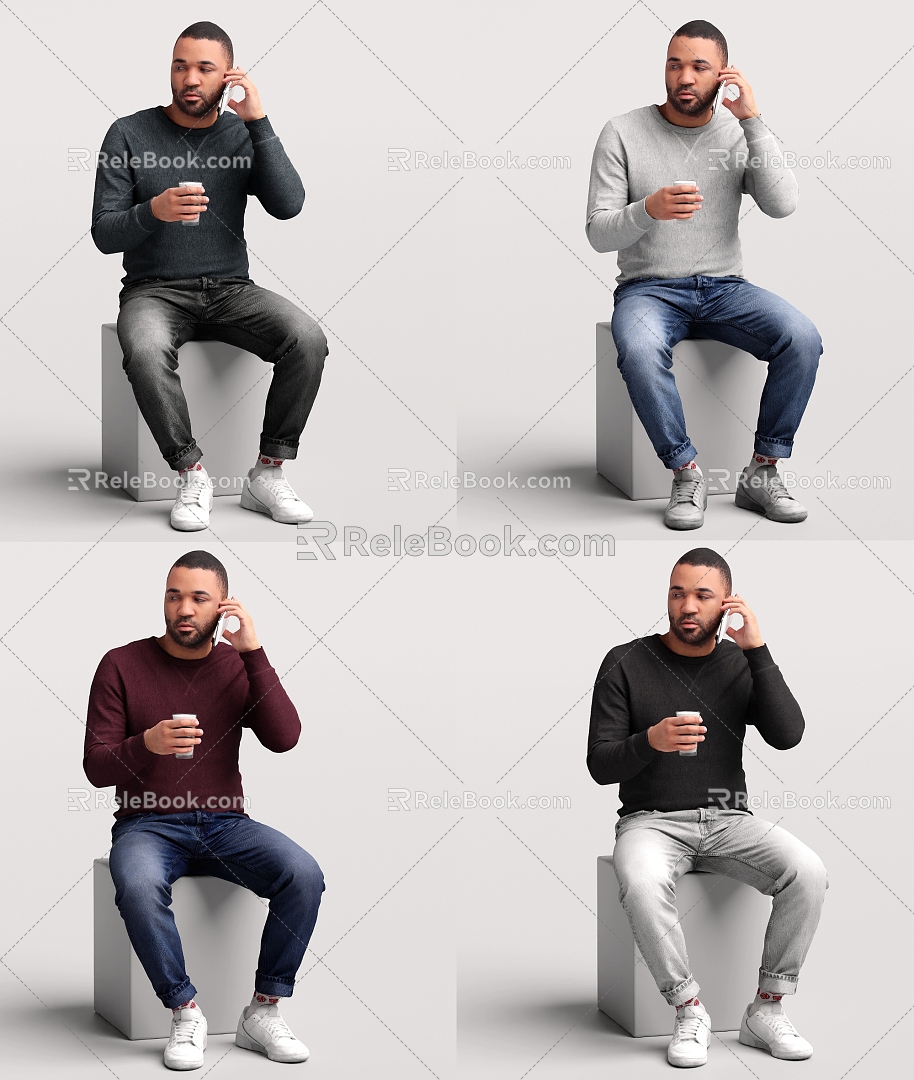 Modern Men Call Men 3d model