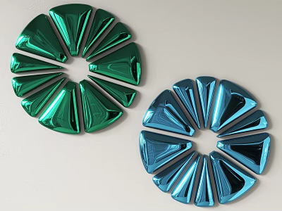 Modern Wall Decorative Wall Decorative Pendant 3d model