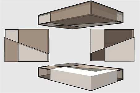 Modern Ceiling Lamp Simple Ceiling Lamp Combination 3d model