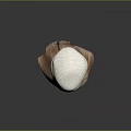 Game and Movie Character With White Knit Beanie and Long Brown Hair