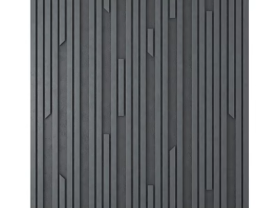 Modern Textured Wall Decor With Vertical Striped Patterns And Sleek Minimalist Design 3d model