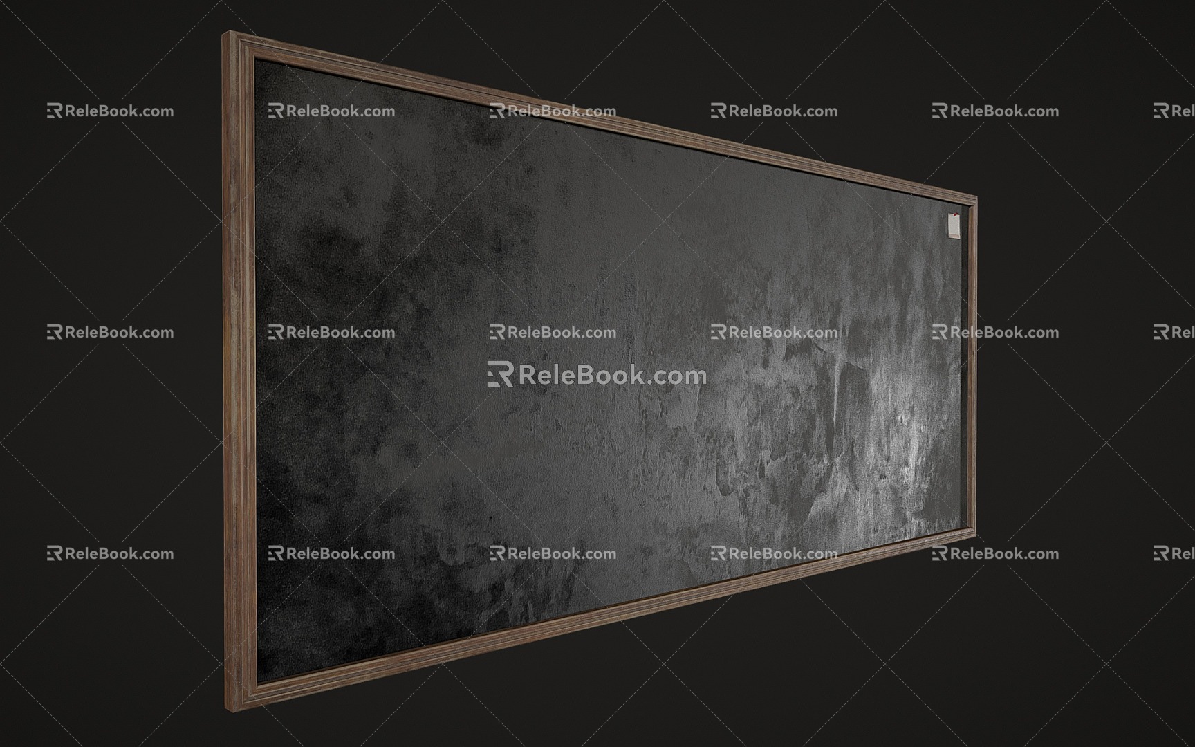 modern blackboard teaching equipment 3d model