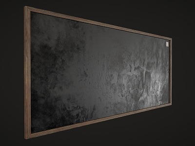 modern blackboard teaching equipment 3d model