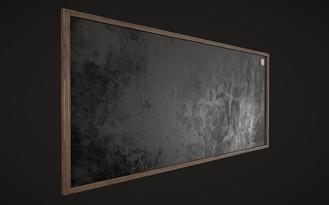 modern blackboard teaching equipment 3d model