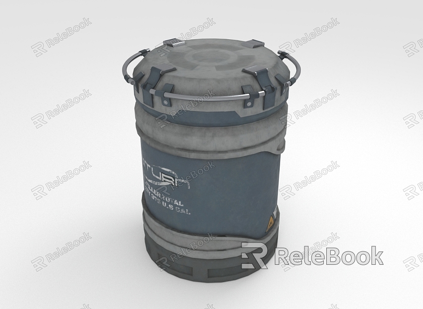 Fuel Tank Iron Tank Tank Oil Drum Container model