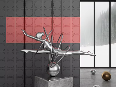 Modern Sculpture Ornaments 3d model