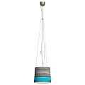 Modern Minimalist Pendant Light With Cylindrical Fabric Shade And Hanging Design
