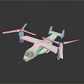 White Tiltrotor Drone With Multiple Propellers Sleek Design Gray Background Reflection