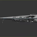 Modern Spaceship Spacecraft 3d model