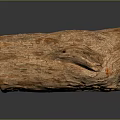 Natural Raw Wood Log Showcasing Detailed Texture And Brown Surface