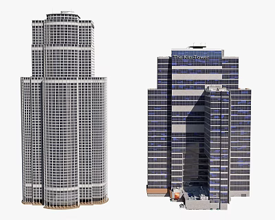 Modern Office Building Building Office Building 3d model