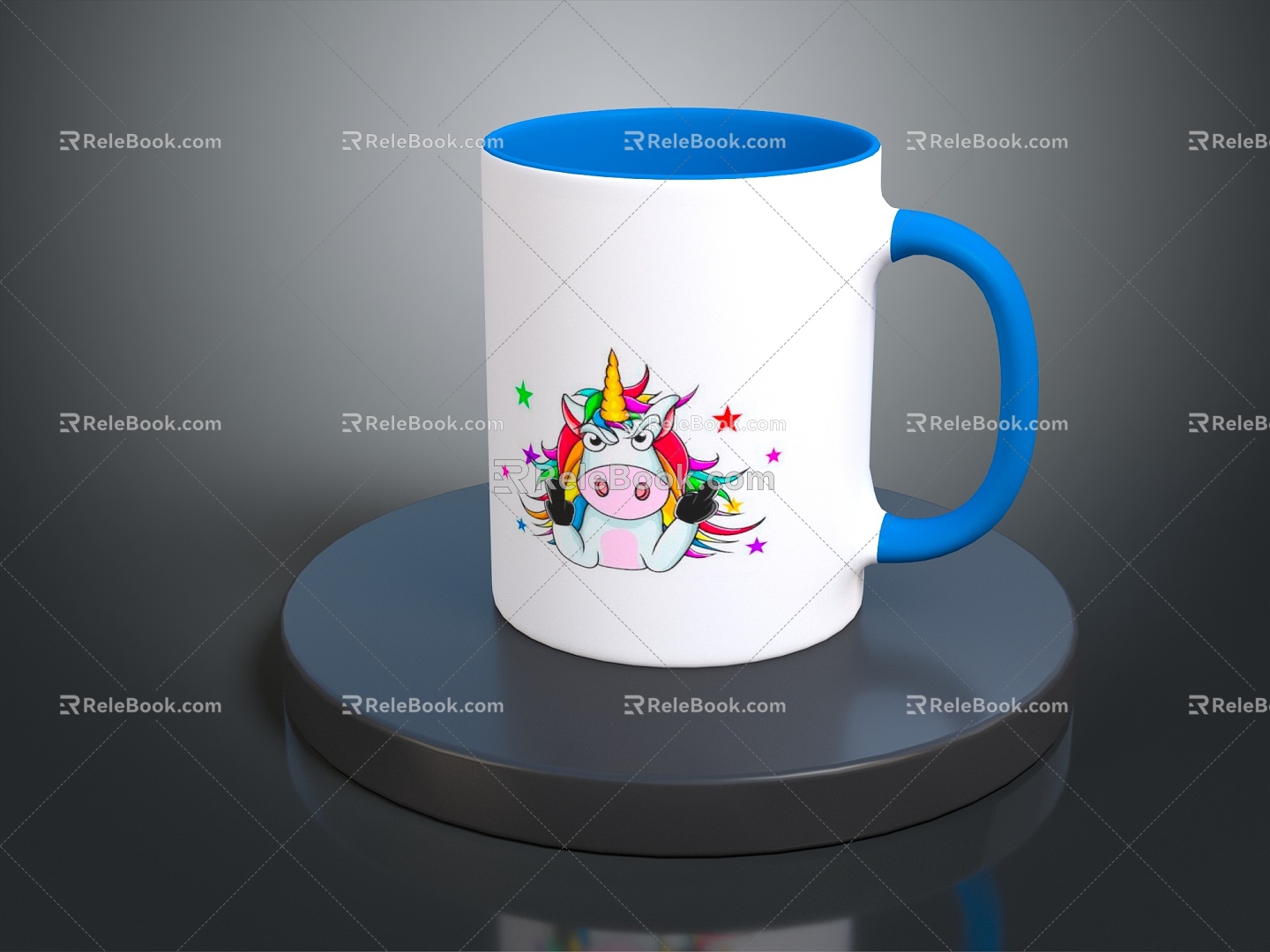 Modern cup water cup 3d model