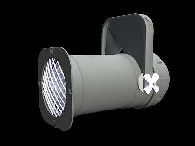 Modern Downlight Spotlight With Grille Design And Efficient Heat Dissipation For Ceiling Lighting 3d model