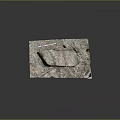 Wood and Stone Crafted Decorative Piece Featuring Natural Texture Details