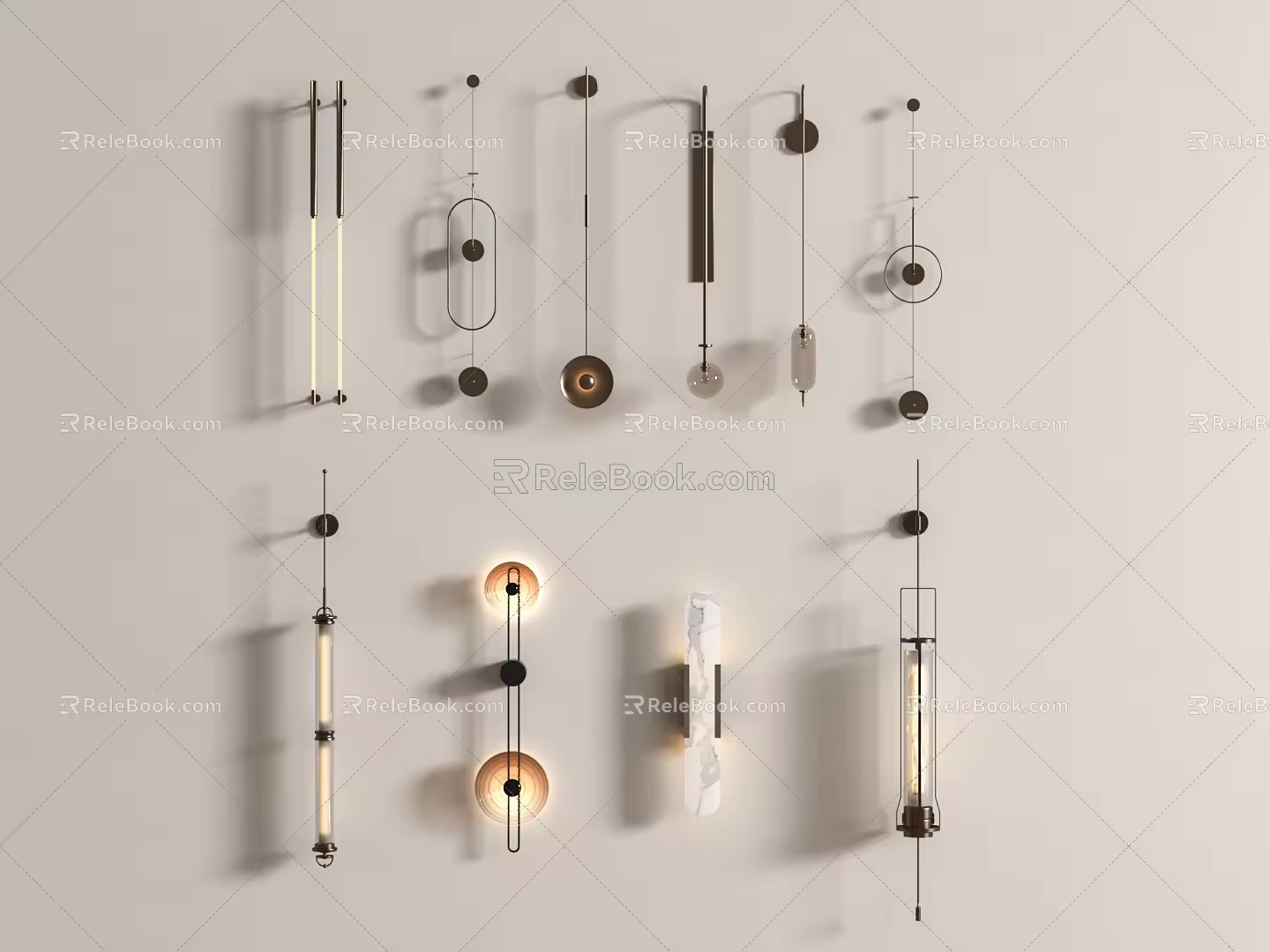 Modern wall lamp 3d model