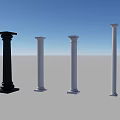 European column 3d model