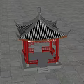 Chinese-style pavilion 3d model