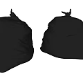 Black Tightly Sealed Trash Bags For Household Daily Waste Disposal Needs
