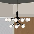 Middle Style Ceiling 3d model