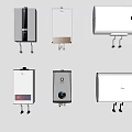 Modern Wall Mounted Water Heaters As Practical Household Appliances With Sleek Designs